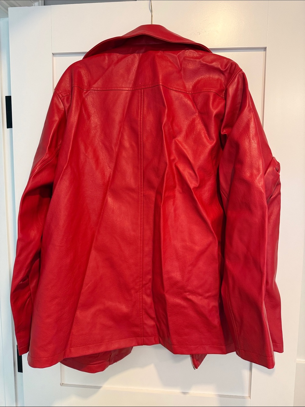 Maeve Oversized Faux-Leather Moto Jacket - Picture 7 of 7